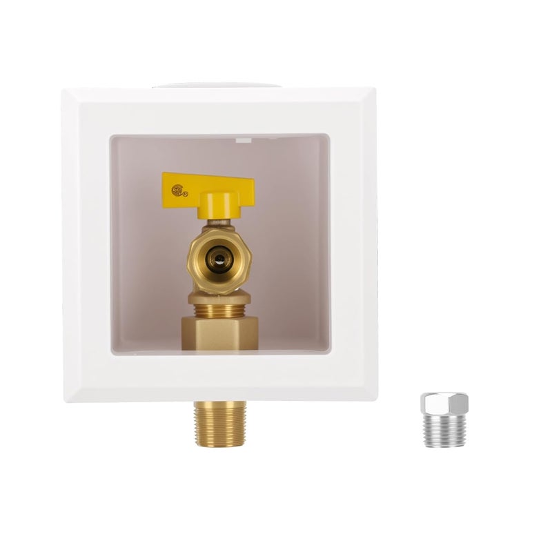Solimeta Gas Outlet Box, 3/4" NPT, White - Image 2